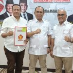 DPP Gerindra Serahkan Surat Tugas Pada LM Rajiun-Punama Ramadhan Maju Pilkada Muna