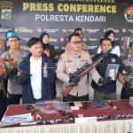 Ungkap Kasus Curanmor, Penganiayaan Hingga Pelecehan Seksual, Polresta Kendari Tetapkan 7 Tersangka