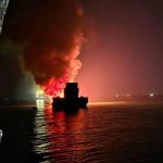 KM Legenda Nusantara 99 Terbakar di Perairan Kabaena : 2 Meninggal Dunia, 1 Keracunan Bahan Kimia